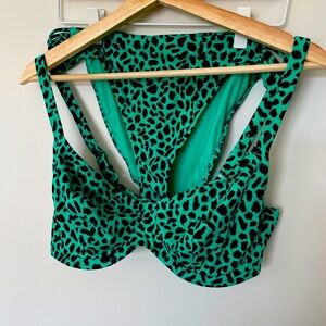 Freya Green Leopard Print Bikini